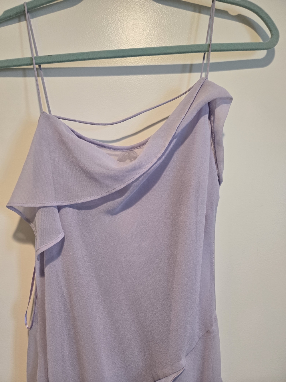 Mango Lilac Ruffle Slip Dress - Picture 4 of 7